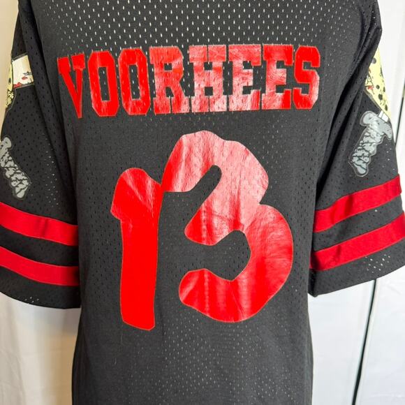 Rubie’s Friday the 13th Miss Voorhees 13 Jersey Dress Black Red L - Picture 4 of 10